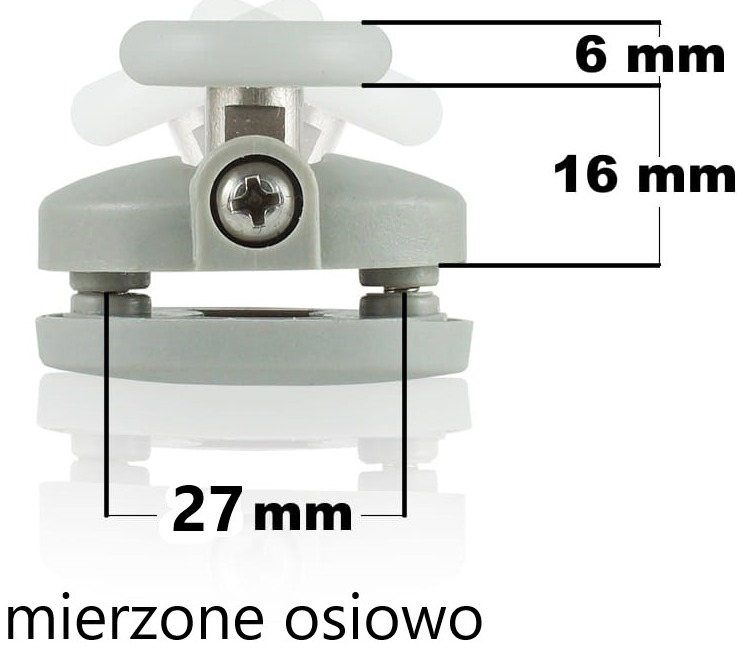 rolka górna do kabiny prysznicowej