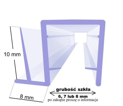 uszczelka do kabiny prysznicowej usz-15- SD-RY3010c- wymiary.jpg