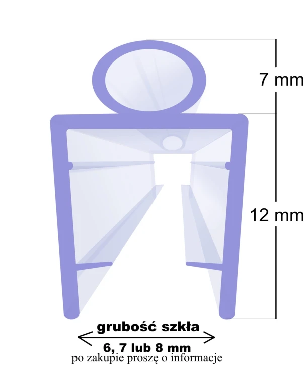 uszczelka do kabiny prysznicowej usz-19- SD-RY3007a- wymiary.jpg