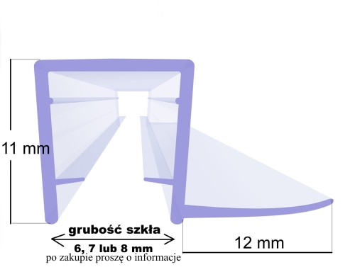 uszczelka do kabiny prysznicowej usz-17- SD-RY3010b- wymiary.jpg