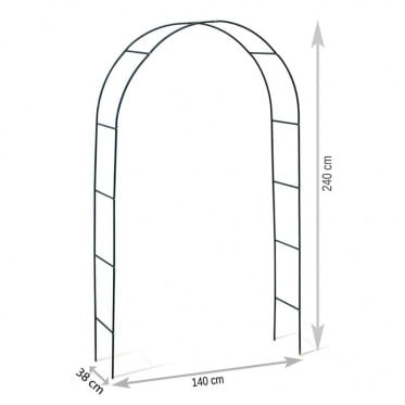 Pergole metalowe na róże pnące