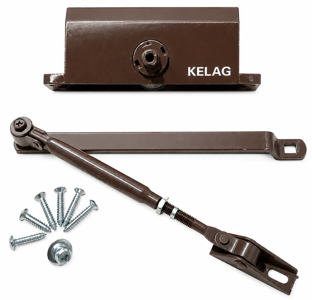 Samozamykacz brązowy 40-65 kg KELAG outlet zarysowania