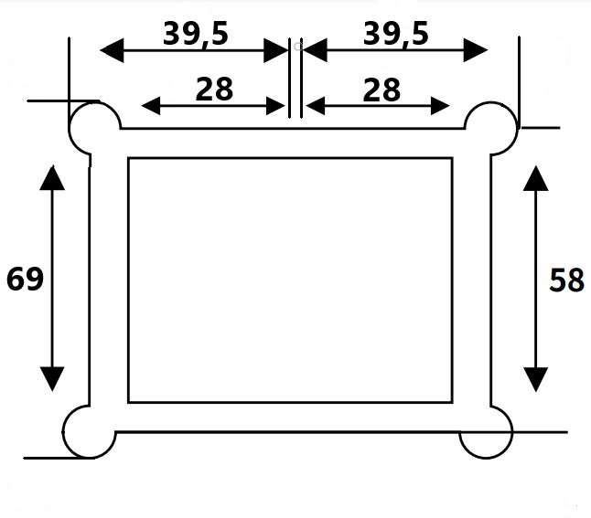 Zawias do kabiny 180 stopni wymiary